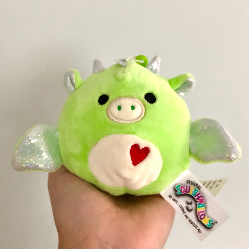 Desmund Dragon Squishmallow Clip